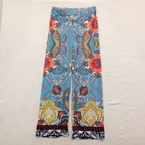 Ai Mei Print Women's Size XL Straight Leg